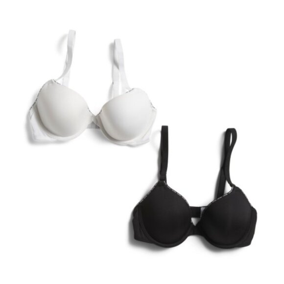 CALVIN KLEIN 2pk Demi Bras - Picture 1 of 1